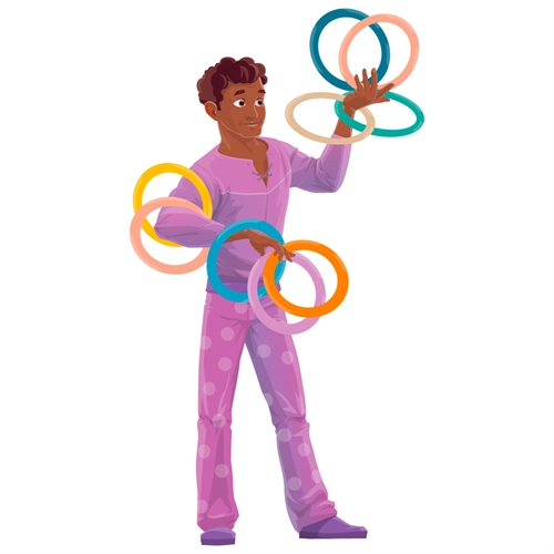 Party Supplies Carnival Circus Theme Cutout – Ring Juggler Performer